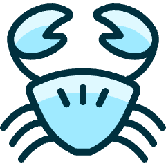 Seafood Crab Icon from Ultimate Duotone Set