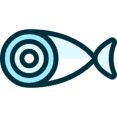 Seafood Salmon Icon from Ultimate Duotone Set