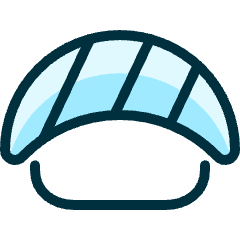 Seafood Sushi Icon from Ultimate Duotone Set