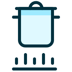 Stove Induction Pot Icon from Ultimate Duotone Set