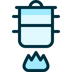 Stove Steamer Gas Icon from Ultimate Duotone Set