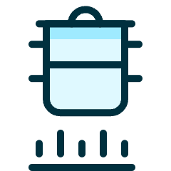 Stove Steamer Induction Icon from Ultimate Duotone Set