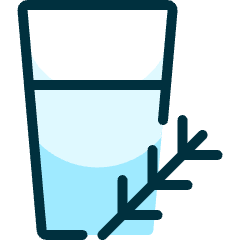 Tea Glass Herbal Icon from Ultimate Duotone Set