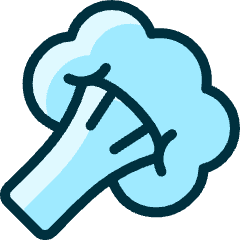 Vegetables Broccoli Icon from Ultimate Duotone Set