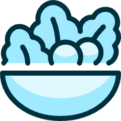 Vegetables Salad Icon from Ultimate Duotone Set