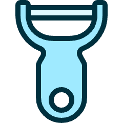 Kitchenware Peeler Icon from Ultimate Duotone Set