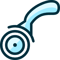 Kitchenware Pizza Cutter Icon from Ultimate Duotone Set