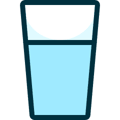 Water Glass 1 Icon from Ultimate Duotone Set