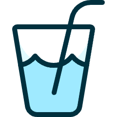 Water Straw Icon from Ultimate Duotone Set