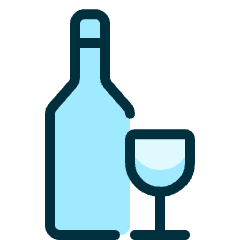 Wine Glass Bottle Icon from Ultimate Duotone Set