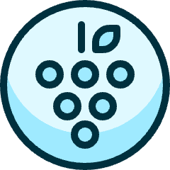 Wine Grapes Icon from Ultimate Duotone Set