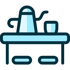 Asian Interior Stove Icon from Ultimate Duotone Set