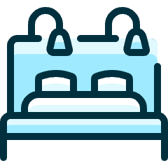 Bed Double Icon from Ultimate Duotone Set