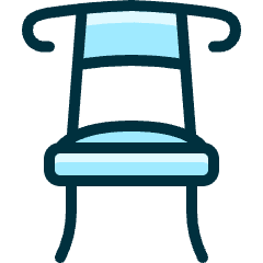 Chair 2 Icon from Ultimate Duotone Set