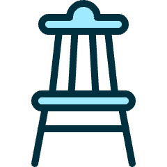 Chair 3 Icon from Ultimate Duotone Set