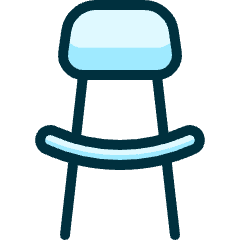 Chair 4 Icon from Ultimate Duotone Set