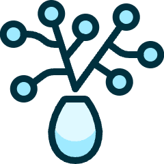 Decoration Cherry Blossom Vase Icon from Ultimate Duotone Set