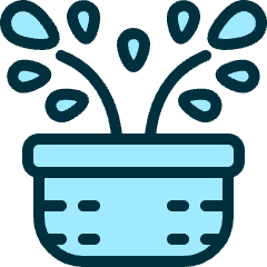 Decoration Flower Pot Icon from Ultimate Duotone Set