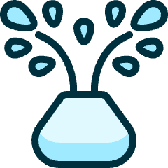 Decoration Flowers Icon from Ultimate Duotone Set