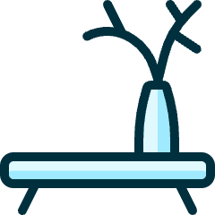 Decoration Flowers Table Icon from Ultimate Duotone Set