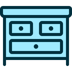 Dresser Icon from Ultimate Duotone Set