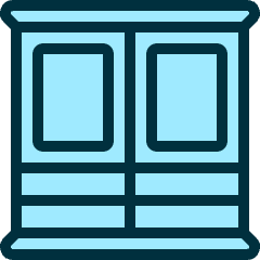Dresser Double Door 1 Icon from Ultimate Duotone Set