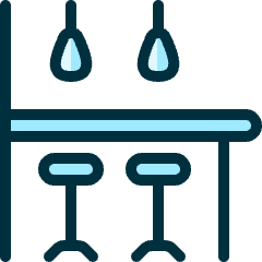 Kitchen Counter 1 Icon from Ultimate Duotone Set