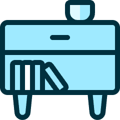 Night Stand Book Icon from Ultimate Duotone Set