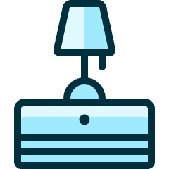 Night Stand Lamp Icon from Ultimate Duotone Set