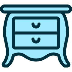 Night Stand Retro Icon from Ultimate Duotone Set