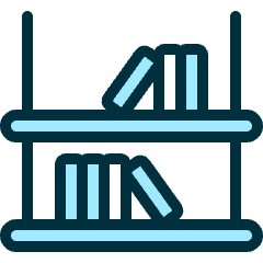 Shelf Books 1 Icon from Ultimate Duotone Set