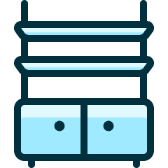 Shelf Drawers Icon from Ultimate Duotone Set