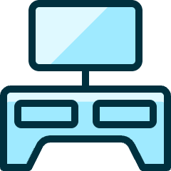 Shelf Tv Icon from Ultimate Duotone Set