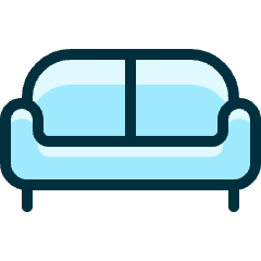 Sofa Double Icon from Ultimate Duotone Set