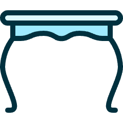 Table Retro Icon from Ultimate Duotone Set