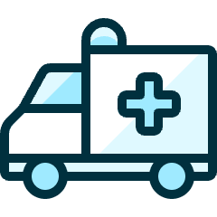 Ambulance Car Icon from Ultimate Duotone Set