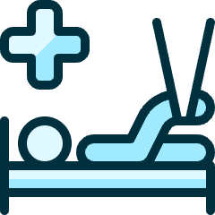 Bandage Leg Hanging Hospital Icon from Ultimate Duotone Set