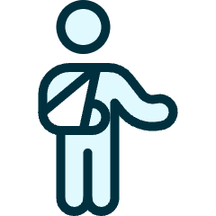 Bandage Shoulder Icon from Ultimate Duotone Set