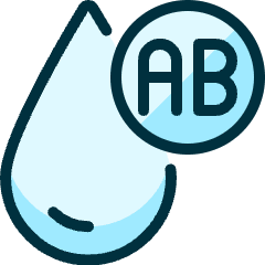Blood Drop Type Ab Icon from Ultimate Duotone Set