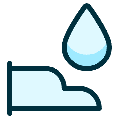 Body Care Water Hand 1 Icon from Ultimate Duotone Set