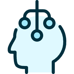 Brain Network Icon from Ultimate Duotone Set
