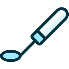 Dentistry Tooth Mirror Icon from Ultimate Duotone Set