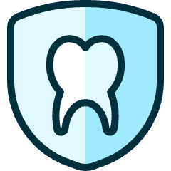 Dentistry Tooth Shield Icon from Ultimate Duotone Set