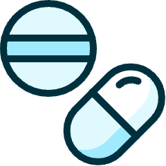 Drugs Pill Icon from Ultimate Duotone Set