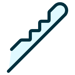 Hair Dress Bobby Pin Icon from Ultimate Duotone Set