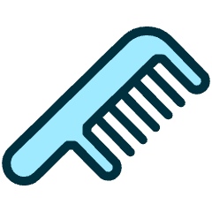 Hair Dress Comb Icon from Ultimate Duotone Set