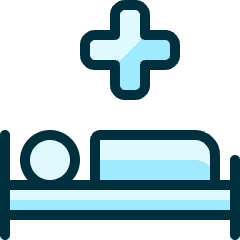 Hospital Bedroom Icon from Ultimate Duotone Set