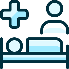 Hospital Bedroom Nurse Icon from Ultimate Duotone Set