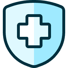 Hospital Shield Icon from Ultimate Duotone Set