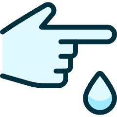 Laboratory Test Blood Finger Icon from Ultimate Duotone Set